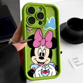 Mickey & Minnie Finger Heart iPhone Case